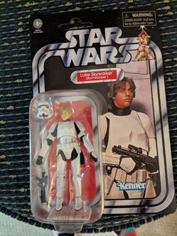 Original Star Wars Luke Skywalker Star Wars clone trooper antique toy brand new
