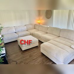 Modern elegant and comfortable modular design 7 pc sofa set for livingroom