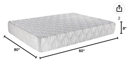 8” Memory Foam Visco Gel Mattress 📦