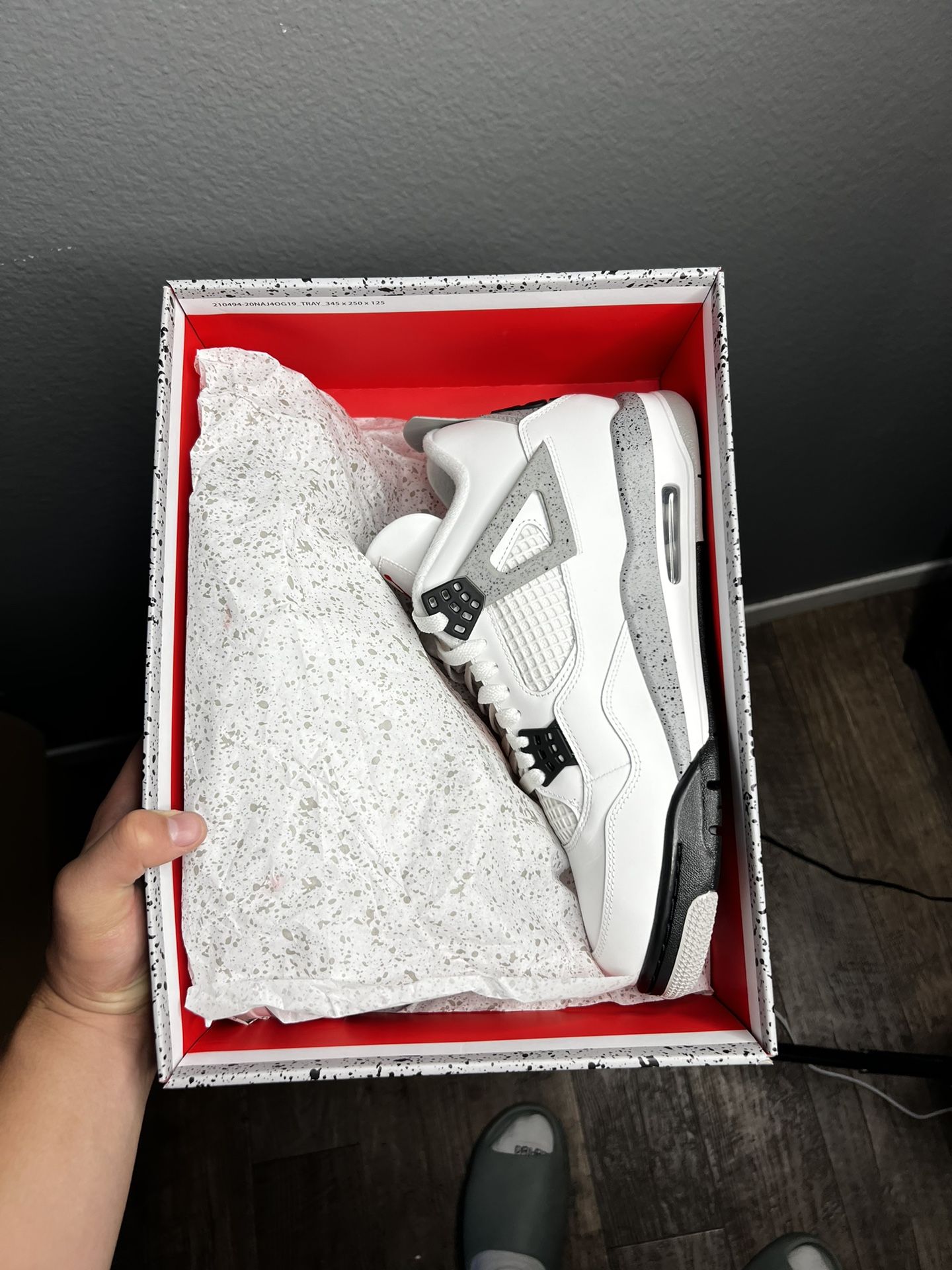 Jordan 4 Retro “White Cement”