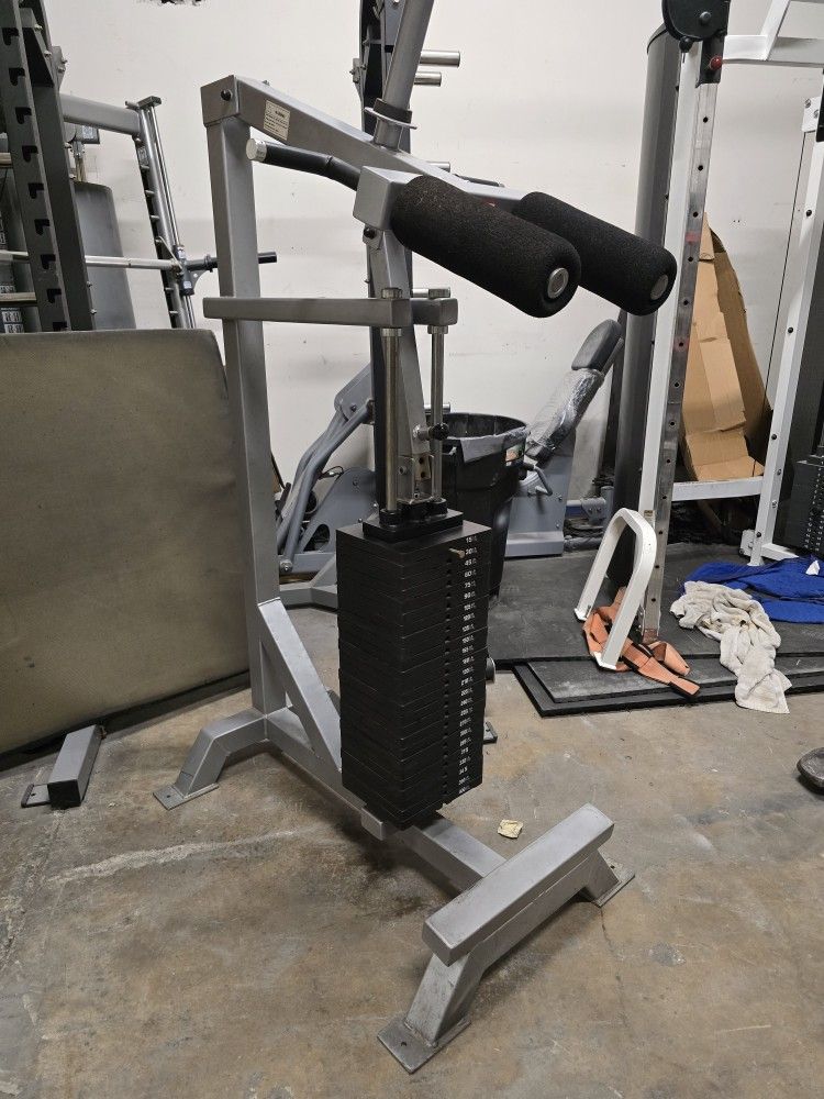 Commercial grade standing calf gym equipment exercise fitness weight machine