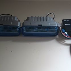 Pilot Auxiliary Lights with Remote Control for Automobile 