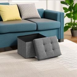 Storage Ottoman, Foot Rest Stool, Small Folding 😊😊