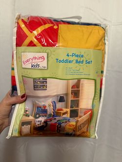 Everything Kids by NoJo 4-Piece Toddler Bed Set