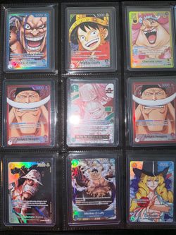 One piece trading cards