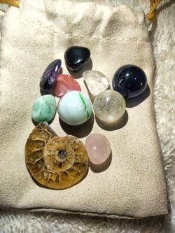 GEMSTONE, FOSSIL & MARBLE LOT