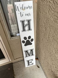 Welcome Home Sign 