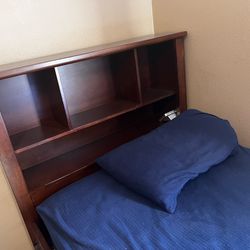 Twin Wood Bed Frame With Storage/drawers