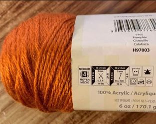 Yarn - Caron Simply Soft - Pumpkin 