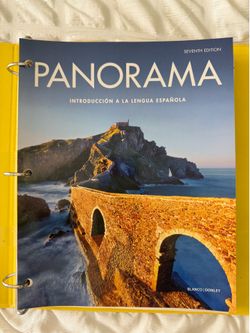 Panorama: Introducción a la Lengua Española (7th Edition) Loose Leaf + Binder