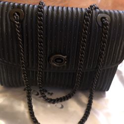 Coach Leather Shoulder Bag