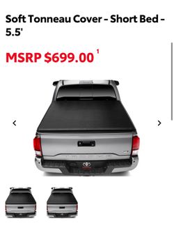 Toyota Tacoma OEM Soft Tonneau Cover 5ft Bed