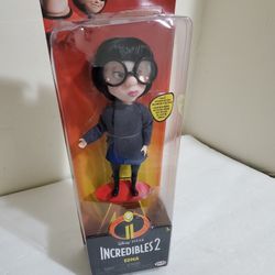 Disney Pixar Incredibles 2 Edna Doll Iconic Character Figure Stylish Dress Glass