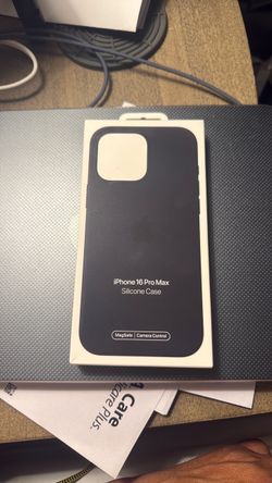 iPhone 16 Pro Max silicon case BLACK