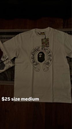 BAPE x Chrome Hearts Graphic T-Shirt Medium