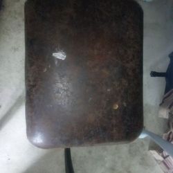 Leather Covered Stool