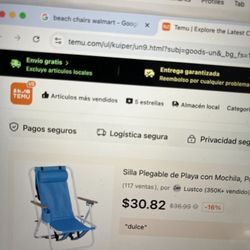 2 Beach Chairs In Good Condition