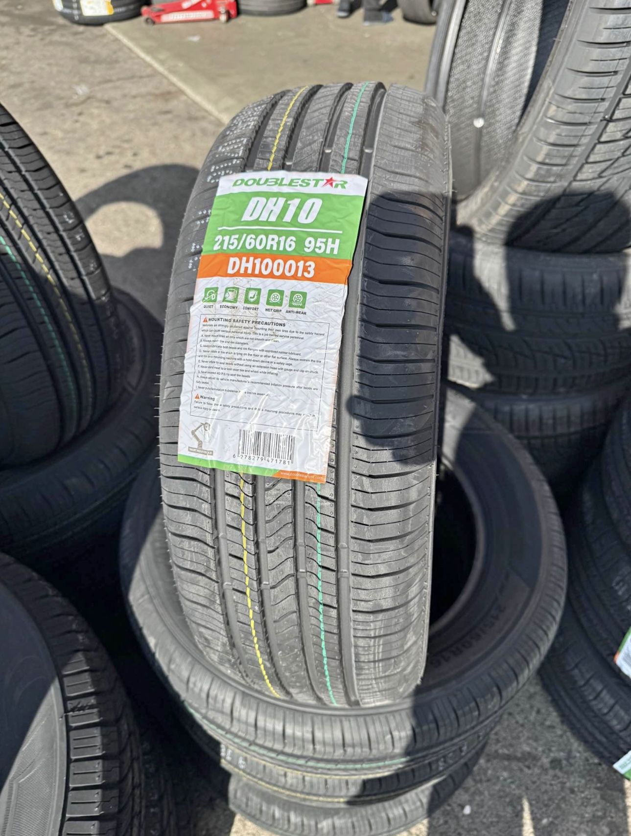 215-60-16 DoubleStar D10 97H new 4 tires Free Mount Balance installation 215/60/16 Ilantas