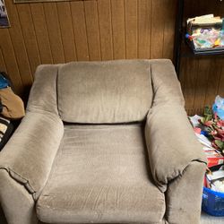 Oversized, Comfortable Chair/ottoman
