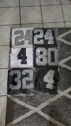 Raider jerseys