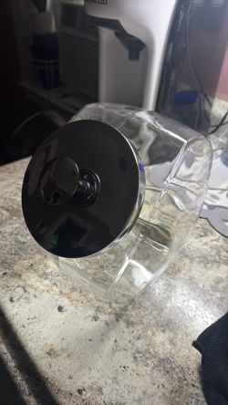 Clear Glass Jar with Lid