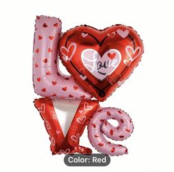 Balloon Love Heart Valentine Foil Balloon Party Decoration 36 Inch