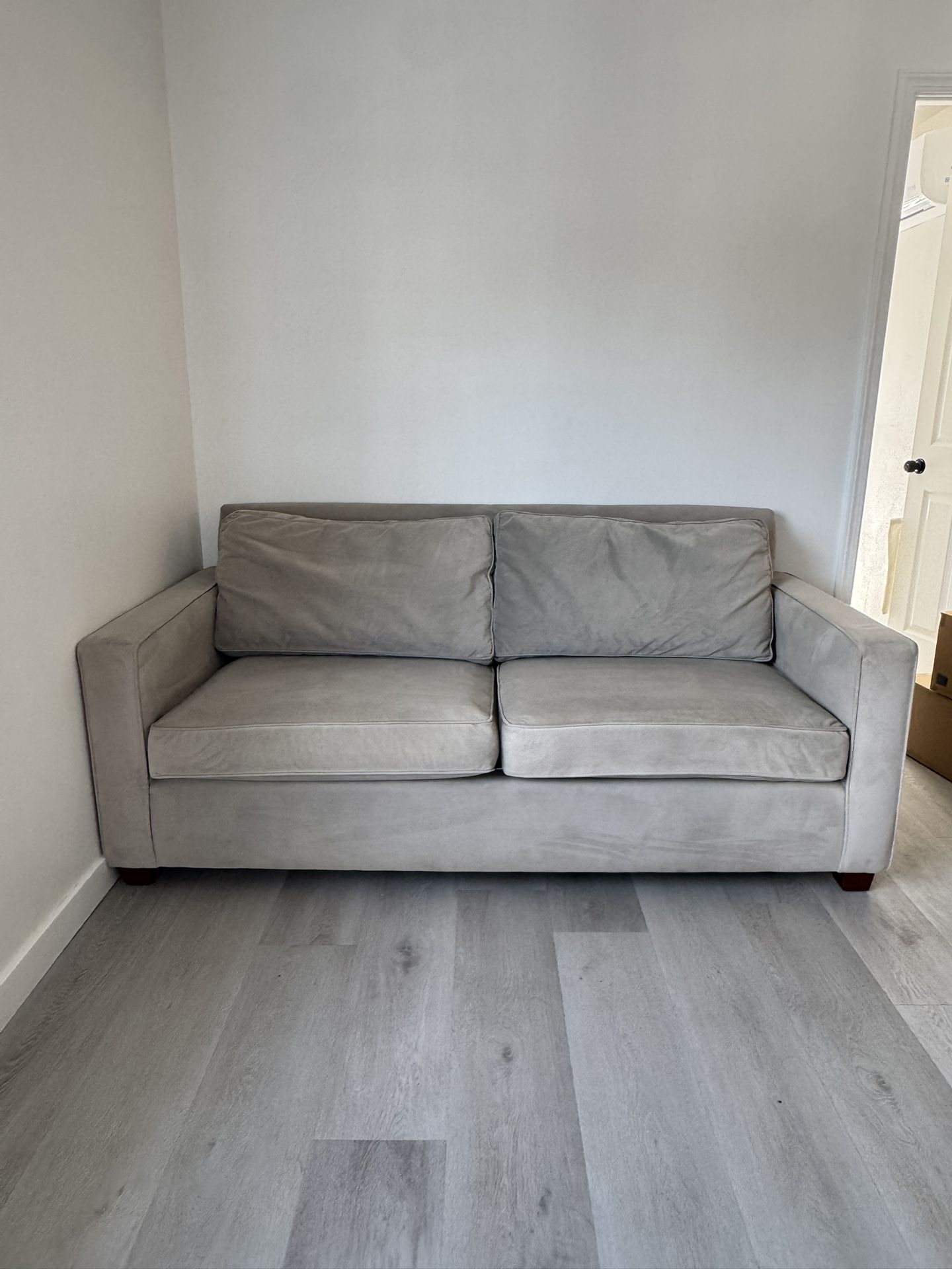 West Elm Performance Velvet Sofa 