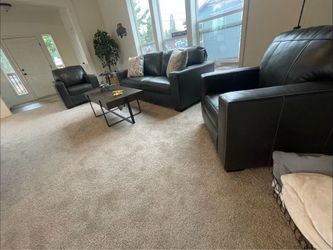 Brand New Black Leather Sofa Set - Available in Other Colors - Same Day Delivery 🚚