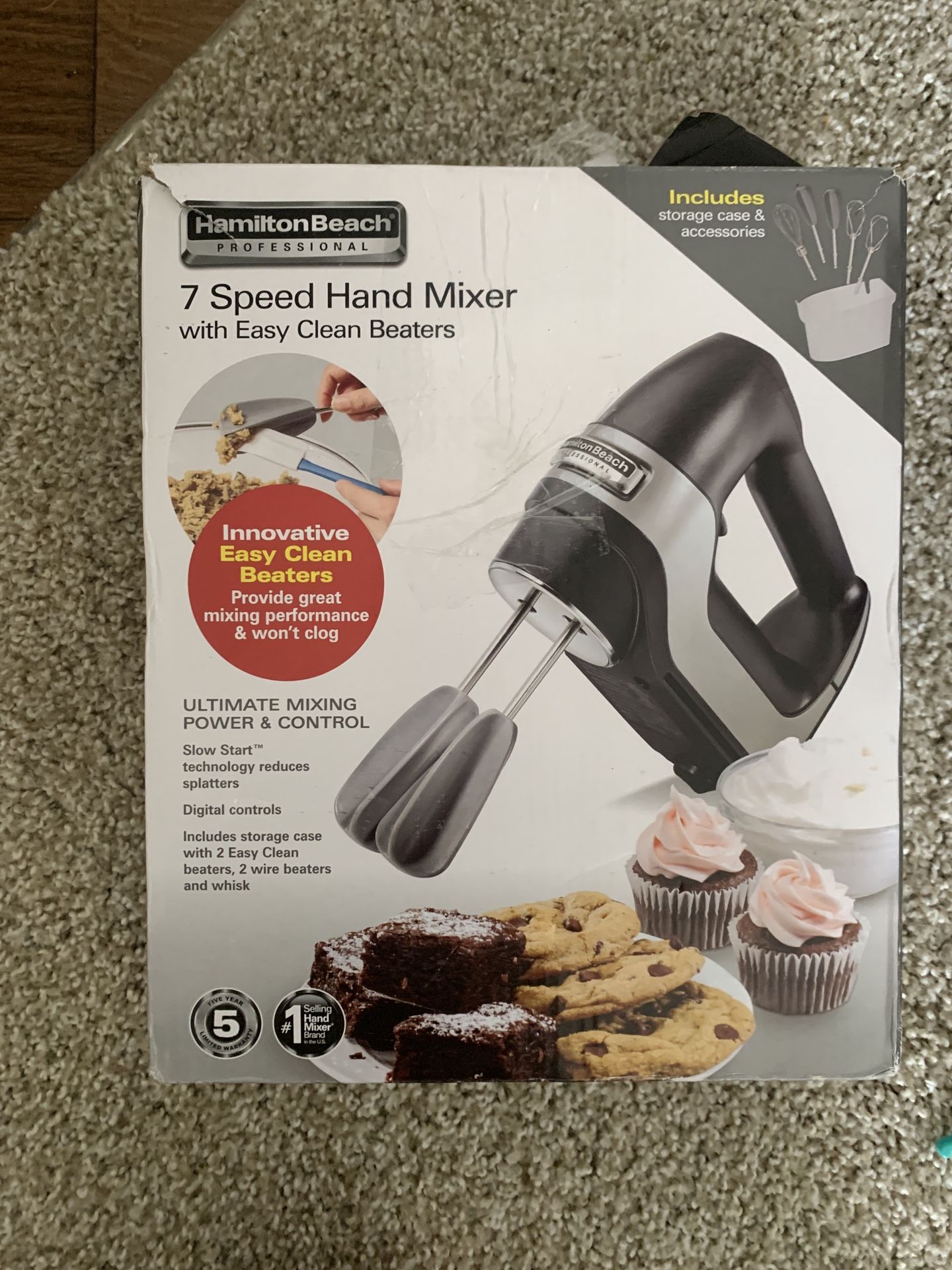 Hamilton Beach Professional 7 Speed Hand Mixer