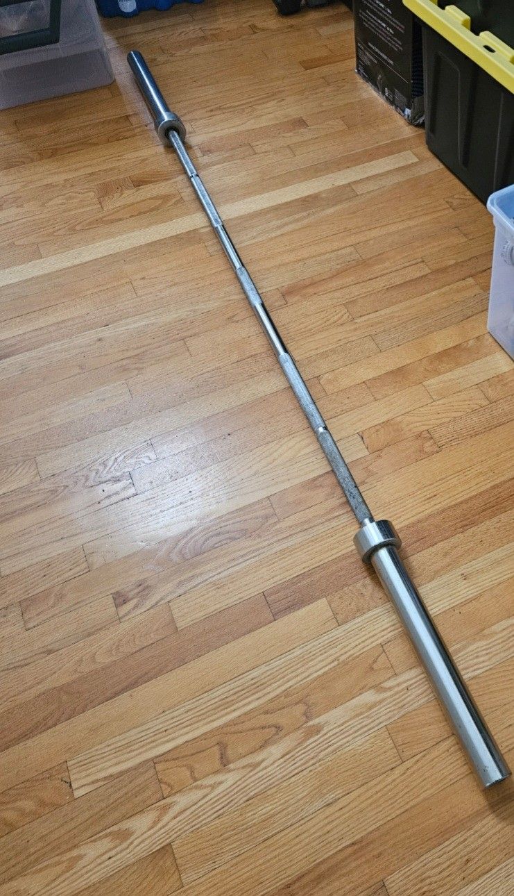 Olympic 45 lb 7' long barbell $69