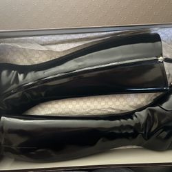 Gucci Horsebit Knee High Boots 