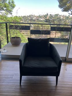 Mossie Dark Gray Lounge Chair By Feather