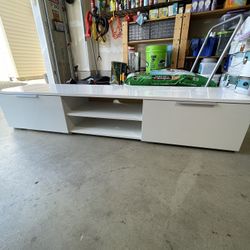 IKEA Glossy White TV Stand
