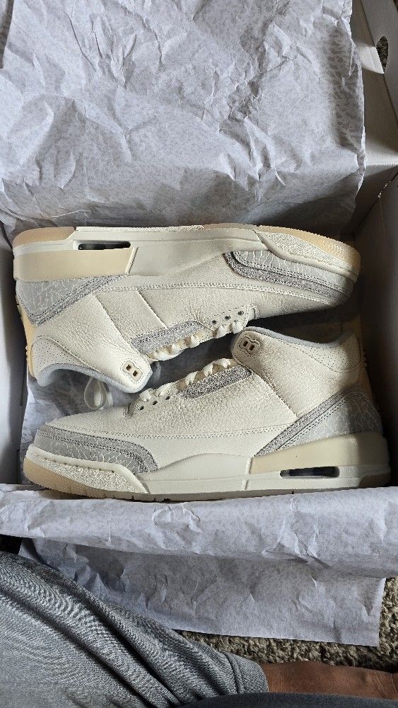 Jordan 3 Retro Craft Ivory Size 11
