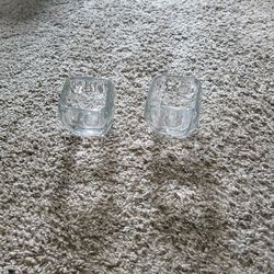 Glass Candle Holders