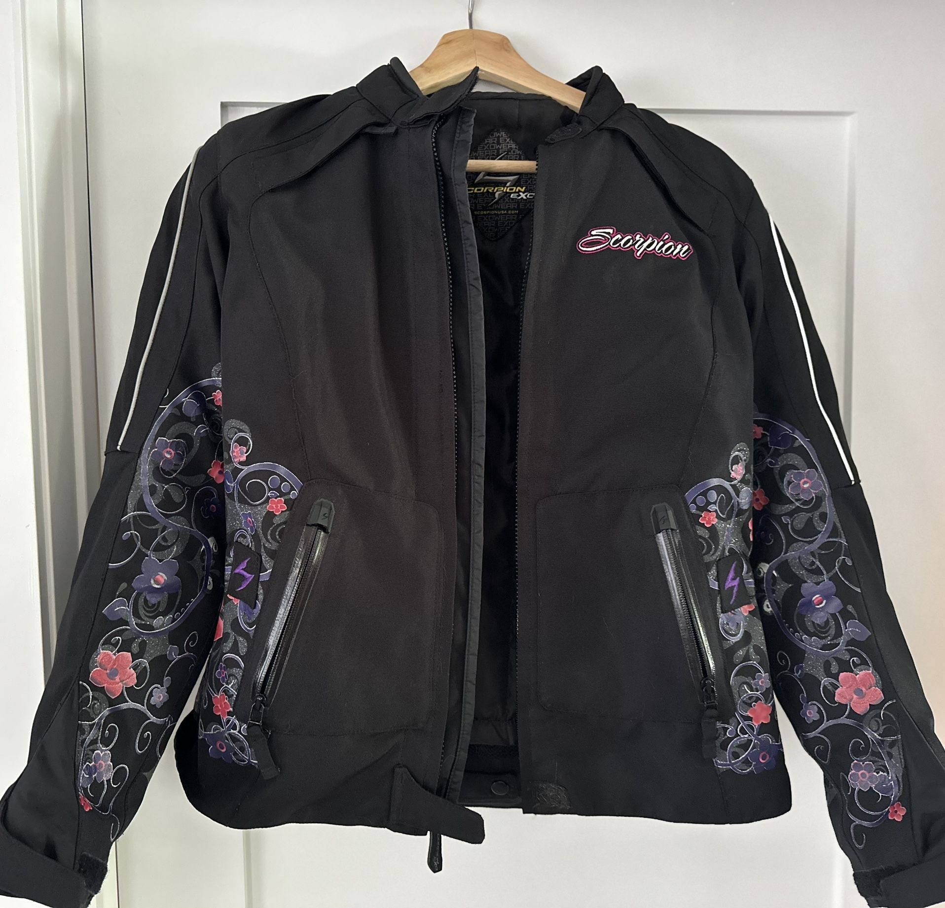 Scorpion EXO Women's Dahlia 2 II Textile Motorcycle Jacket Black. Small