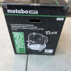 New Metabo 6 Gallons Air Compressor