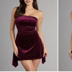 Windsor Wine Mini Dress