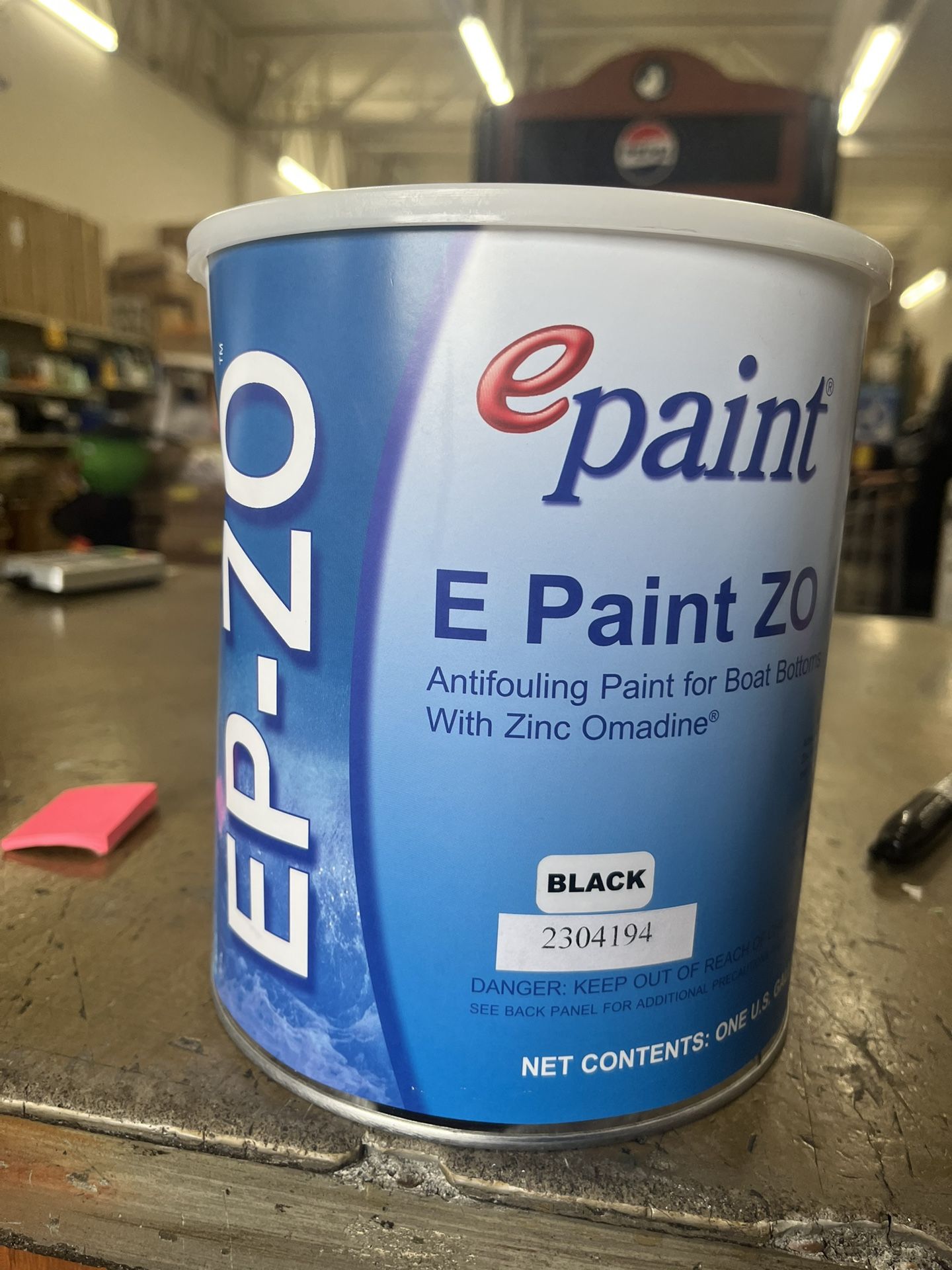 Epaint EP-ZO Antifouling Marine Boat Paint (Black)