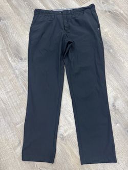 Vuori Pants Men XL Black Stretch Drawstring Performance Office