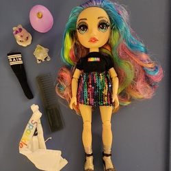 Rainbow High Amaya Raine Doll and Two Rainbocorns