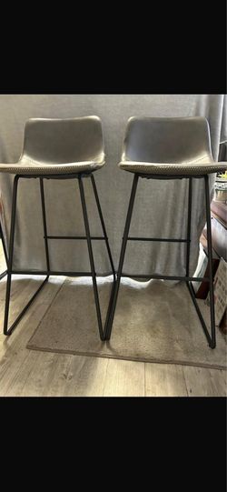 Grey kitchen chair