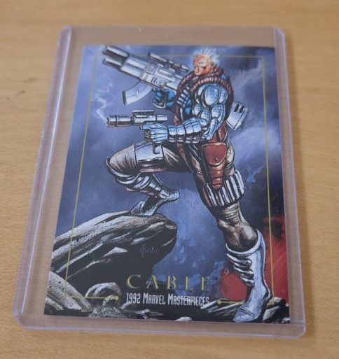 1992 Skybox Marvel Masterpieces Cable #18 RJS