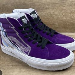 Vans purple bolt