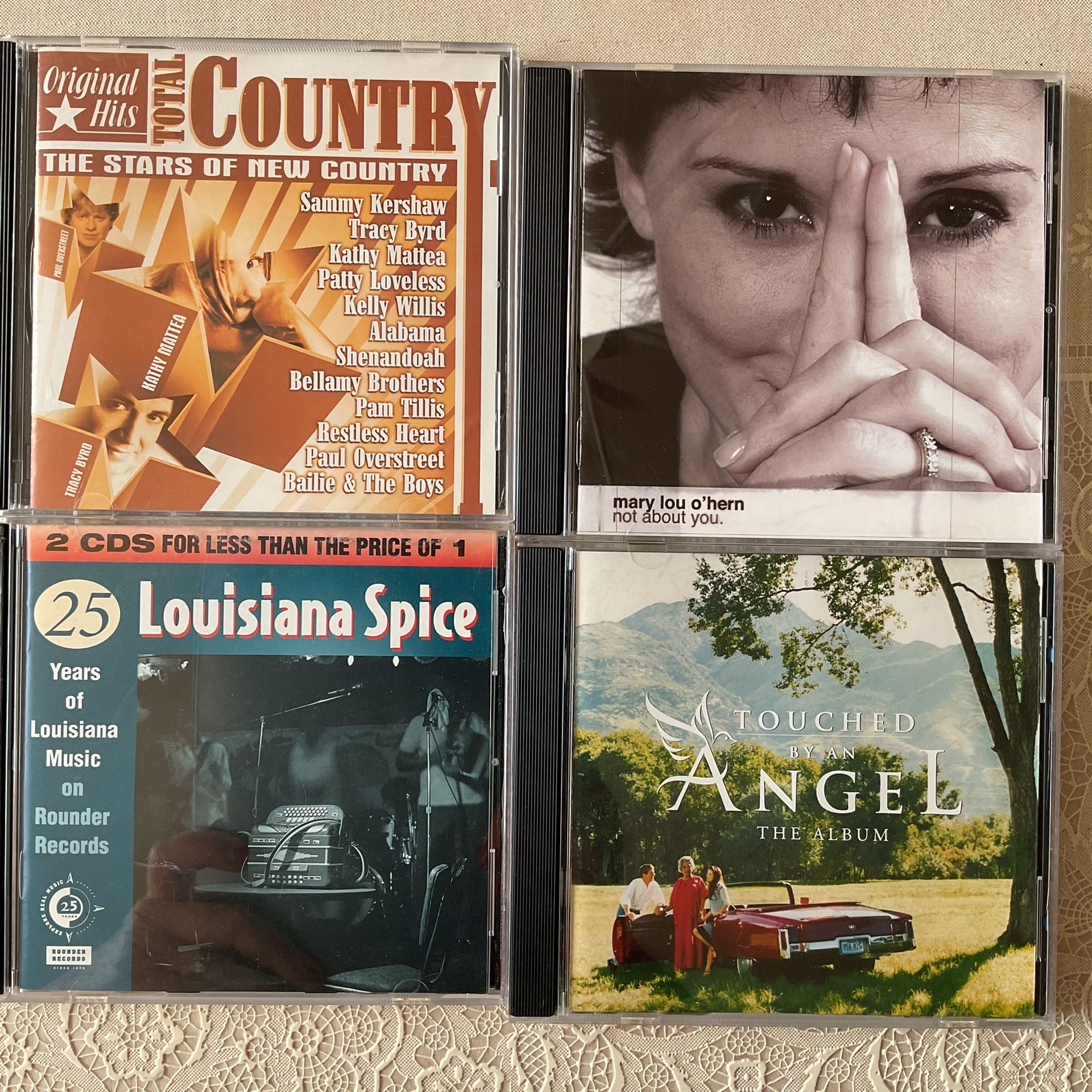 4 Country Music Hits & Louisiana Spice CD Lot