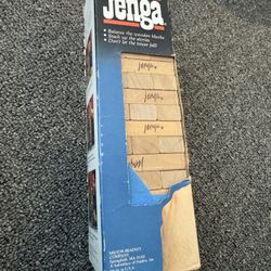 Original Vintage 1986 Jenga Game By Milton Bradley Made In USA 