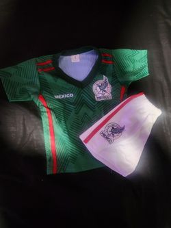 Green Seleccion Mexicana Toddler jersey Futbol Soccer Mexico uniforms-Size T1 to T3