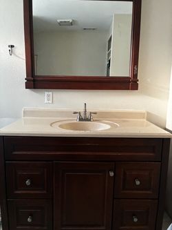 Bathroom Sink and mirror