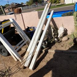 4X4  Wood Beams 2) 10 Foot Beams. 1) 8 Foot Beams 2 Sign Holders In South Scottsdale 