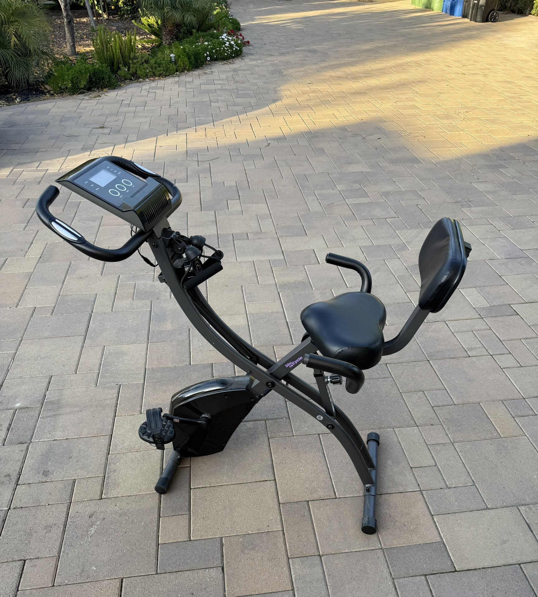 Slim Cycle 2-in-1 Folding Exercise Bike 